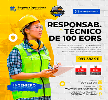 Responsable Técnico de Empresas Operadoras MINAM ETRANRESOL