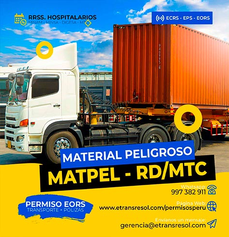 Transporte de Materiales Peligrosos MATPEL