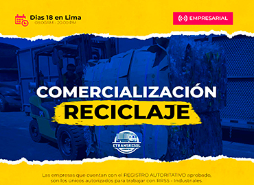 Comercialización de Residuos Considerados Reaprovechables Reciclaje