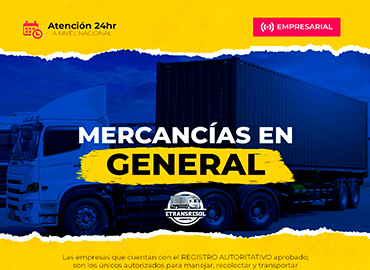 Tarjeta de Mercancías Generales MTC