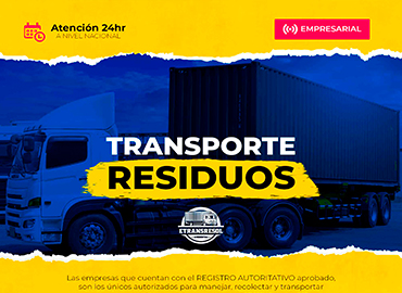 Transporte de Residuos Sólidos Autorizacion del Ministerio del Ambiente